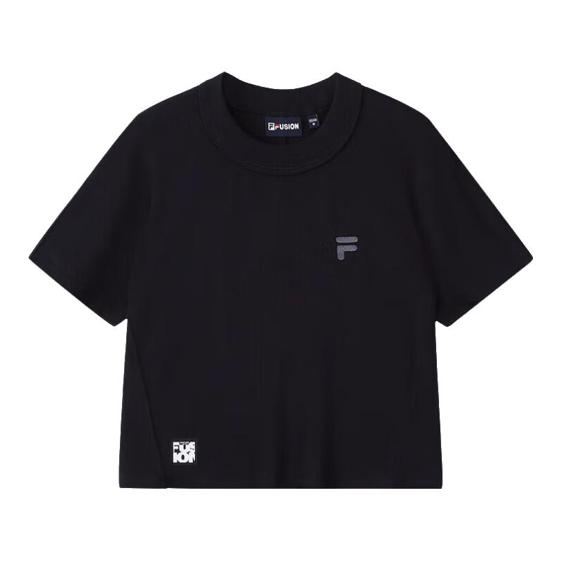 FILA FUSION Women s Slim Fit Knit Short Sleeve T-Shirt M