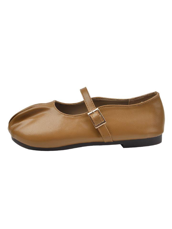 Mary Jane shoes summer French soft sole comfortable fairy style fashion versatile round head gentle shoes shallow mouth flat sole shoes