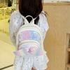 Shaped Heart Sequins Pattern Wings Backpack Children Schoolbag Fashion Gift