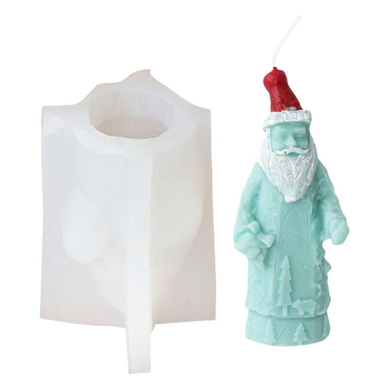 Stylish Handmade Soap and Candle Crafting Christmas Silicone Mould Flexible Home Decoration Supplies for Art Projects