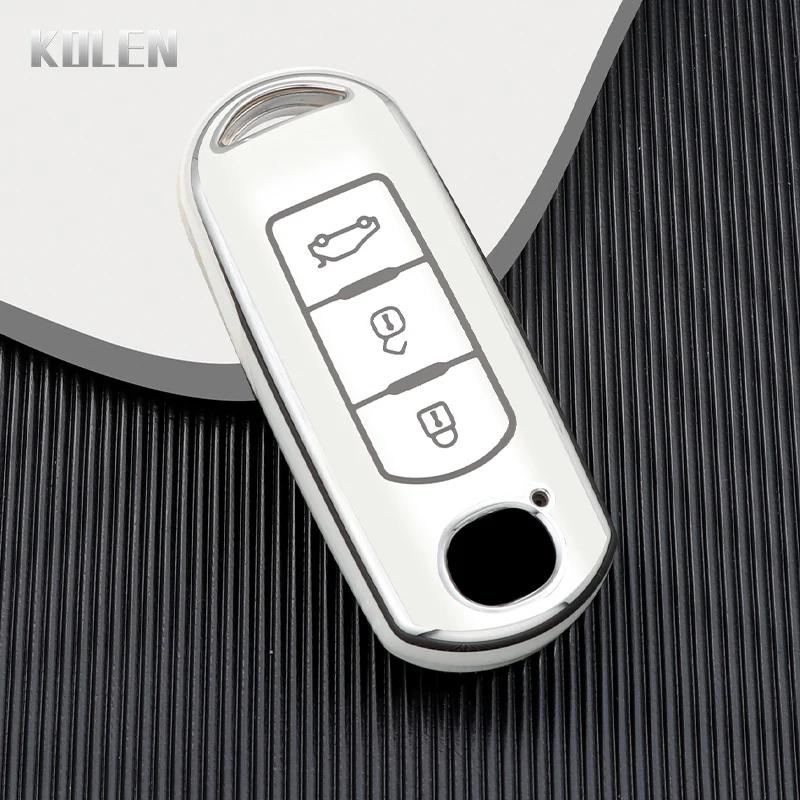 

Tpu Car Smart Key Case Cover Shell Fob For Mazda 2 3 6 Atenza Axela Demio Cx-5 Cx5 Cx-3 Cx3 Cx7 Cx-7 Cx-9 Cx9 Cx5 Cx-5 Protector