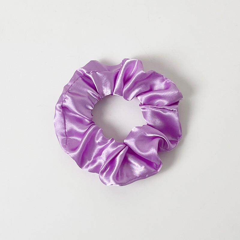 LED Light-Up Large Intestine Hair Scrunchie - Women's Shiny Nightclub Elastic Flower Headband for Parties and Christmas