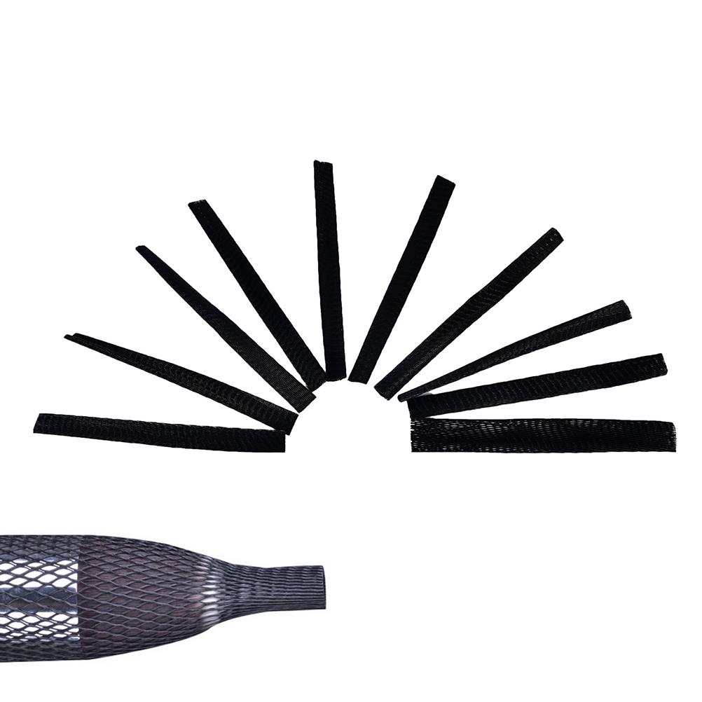 10/30Pcs MultipleColors Plastic Cosmetic Make Up Brush Pen Dustproof Netting Cover Mesh Sheath Protectors Guards