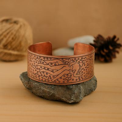 Copper Bracelet Tibetan Kamasutra