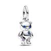 Verplaatsbare Teddybeer Bedel voor Sieraden Maken DIY Kerstcadeau Past Armband Ketting Hanger Kralen Nieuw
