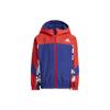 Reversible Color Block Logo Hooded Zip Jacket Kids Jackets H40298