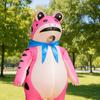 Frog Party Costume Inflatable for Adults, Blow-Up Suit with Air Blower, Animal Outfit Battery Box, Cartoon Green Halloween Cosplay Durable