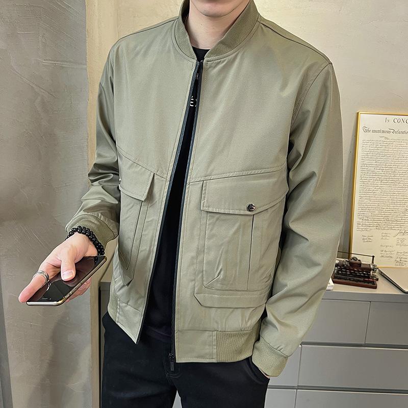 

Куртки, мужские куртки, куртки, весна и осень, новые повседневные мужские куртки со стойкой, универсальные мужские топы 5XL