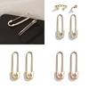 Copper Fashionable Zircon Studded Earrings Trendy Ol Look For Women 2024
