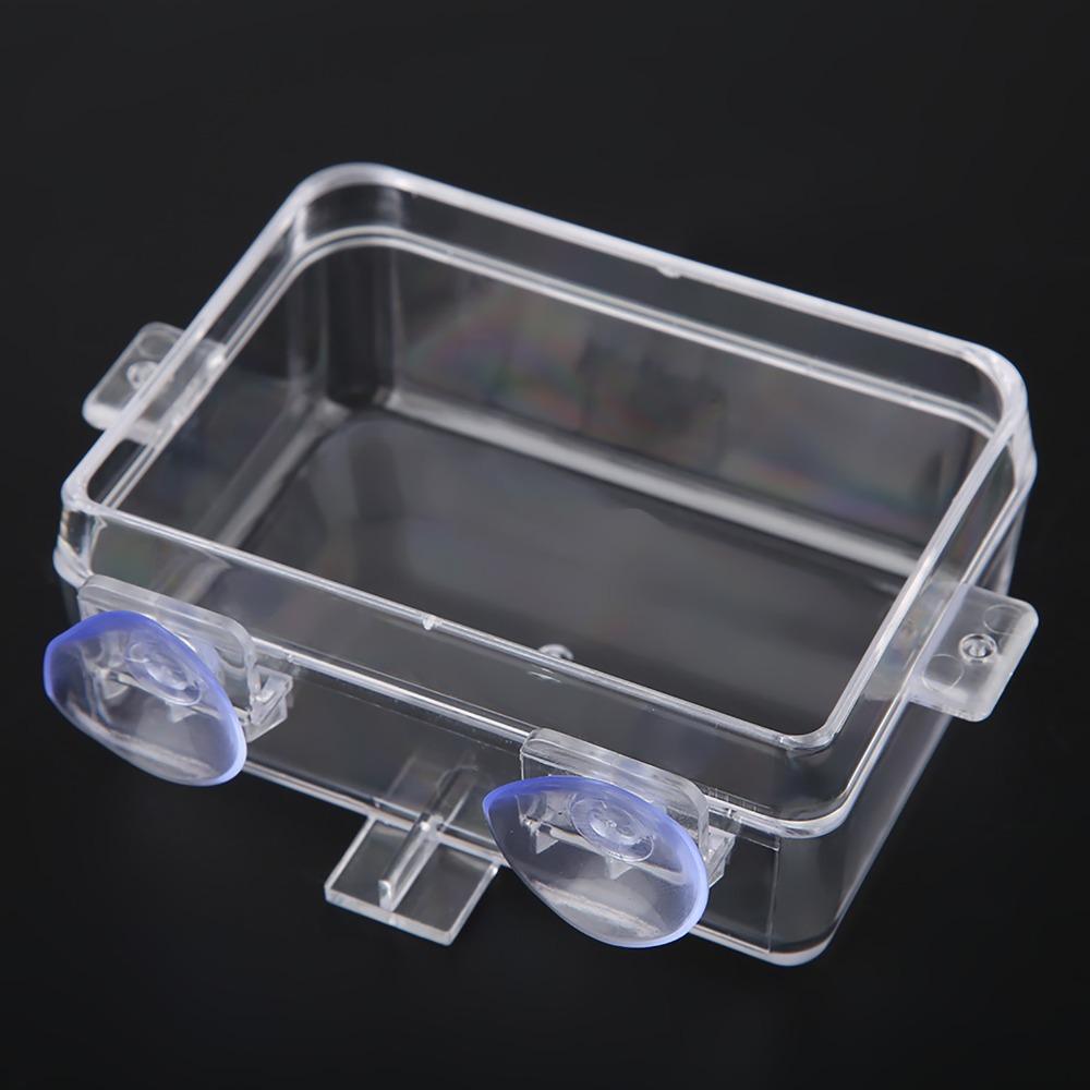 Transparent Worm Feeding Basin Non Toxic Live Feed Container Bait Water Supply Pet Feeding