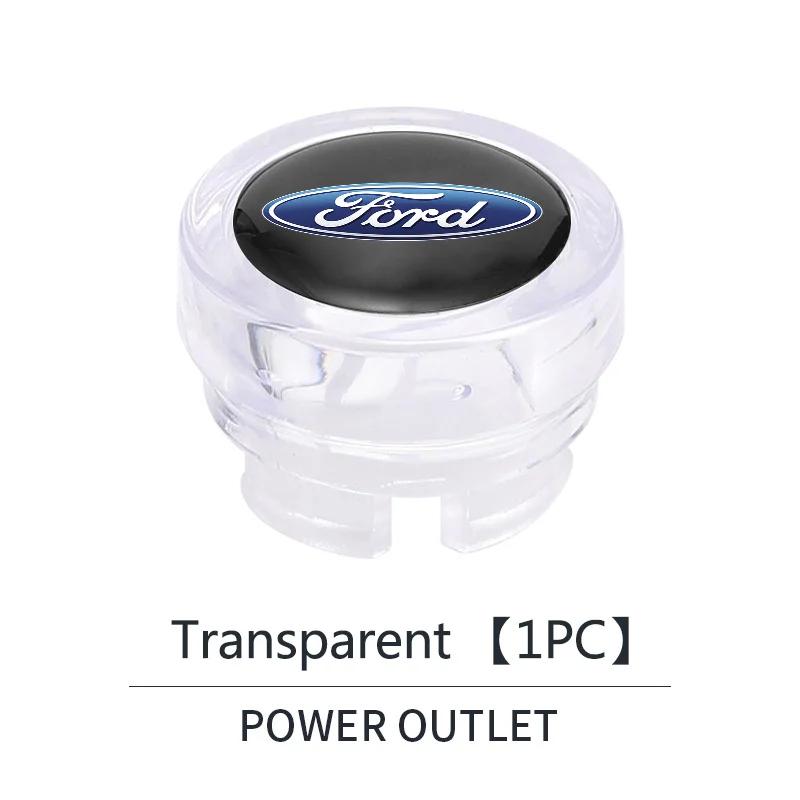 1pcs Car Cigarette Lighter Dust Cover Waterproof Dust Protector Cover For Ford Focus Mk3 Fiesta Ranger Mondeo S-MAX Kuga Mustang CVY1