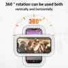 360 Degree Rotation Waterproof Shower Phone Holder Rotation Angle Adjustable Telescoping Wall Mount Phone Holder for Bathroom Kitchen Bracket Stand