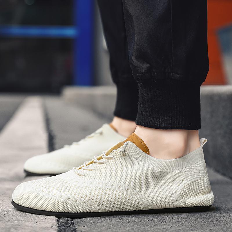 YRZL Men's Shoes Breathable Casual Driving Shoes Indoor Outdoor Men Shoes Loafers Lightweight Comfortable Soft Sole Walking Shoe