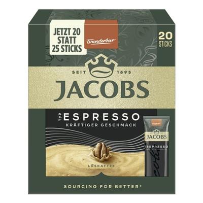 Jacobs Espresso Stick Coffee 20-pack