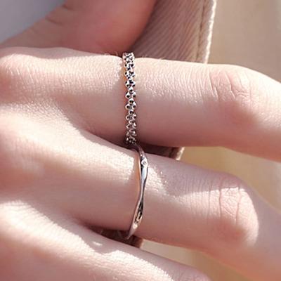 Denu [Wavy Layered Set Rings 1+1]