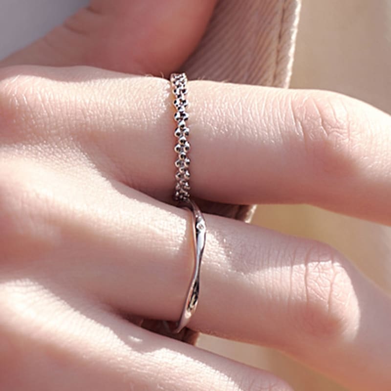 Denu [Wavy Layered Set Rings 1+1]