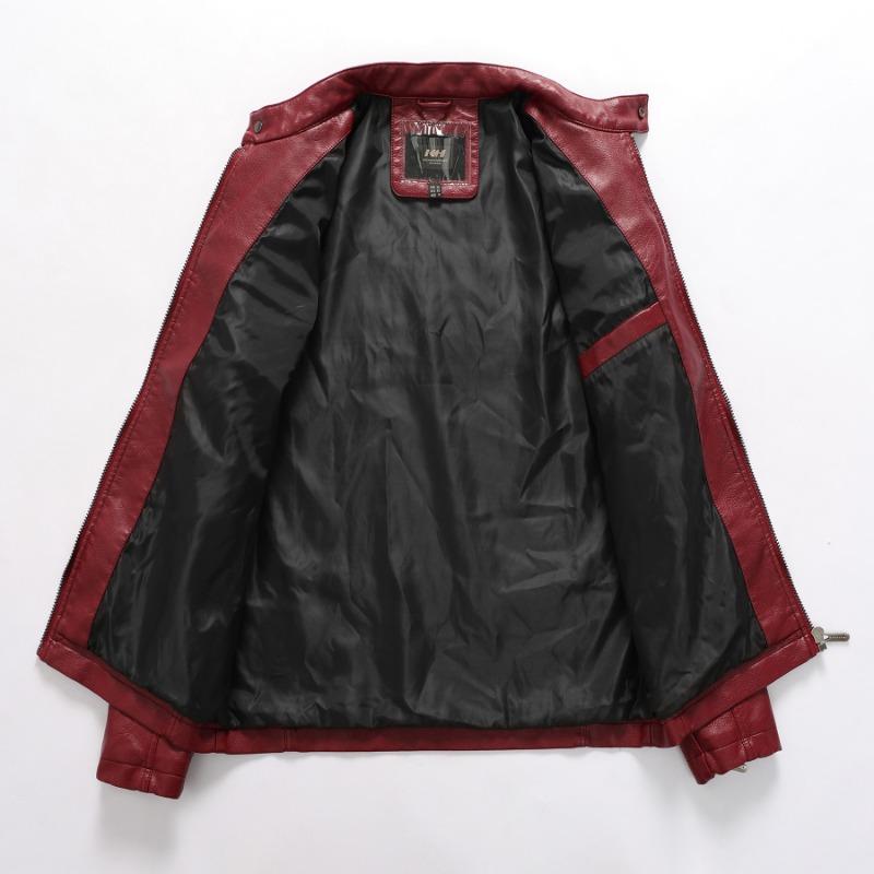 Frühling Herbst Neue Herren Motorradjacke Herren Trendy Bestickte Farbblock Mode Jacke Mantel