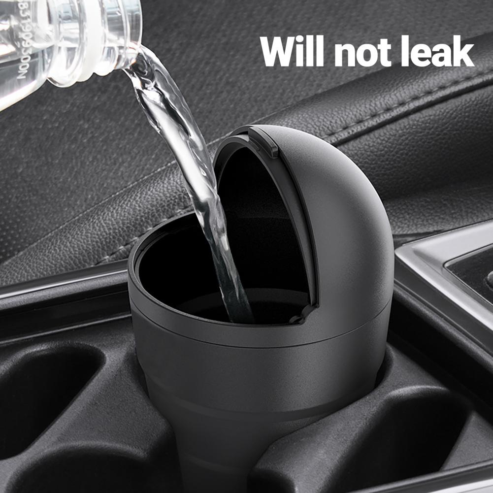 Coș de gunoi auto cu capac basculant - Organizator auto etanș, Design compact drăguț, Coș de gunoi auto rezistent la vărsări pentru mașini, camioane - Construcție rezistentă