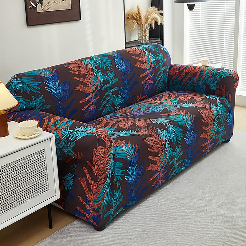Geometry Sofa Cover for Living Room Stretch Slipcover Couch Cover Chair I Shape Big Sofa Cover 3 Seater Soft Furniture Protector