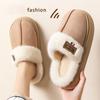Women's Cotton Slippers Soft and Thick Indoor Slippers for Winter