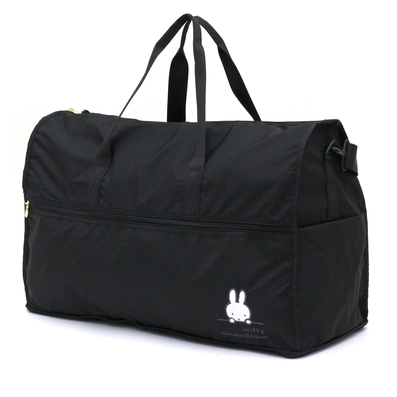 

[Hapitas] Miffy Folding Boston Bag, Large, H0004, B260, Black Face