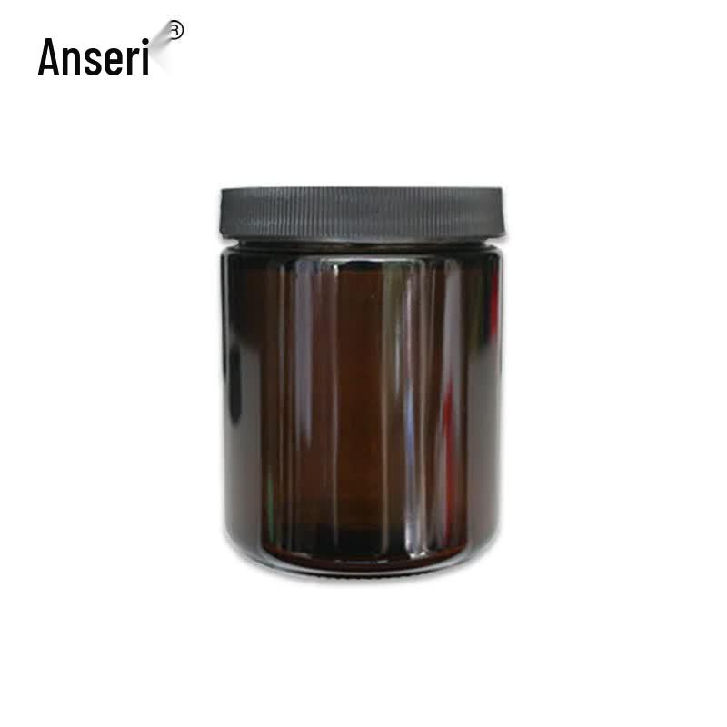 Anserui Wide Mouth Glass Soil Sampling Bottle 250ml