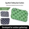 Portable Inflatable Half-Body Seat Cushion - Foldable Comfort for Office, Camping & Hiking