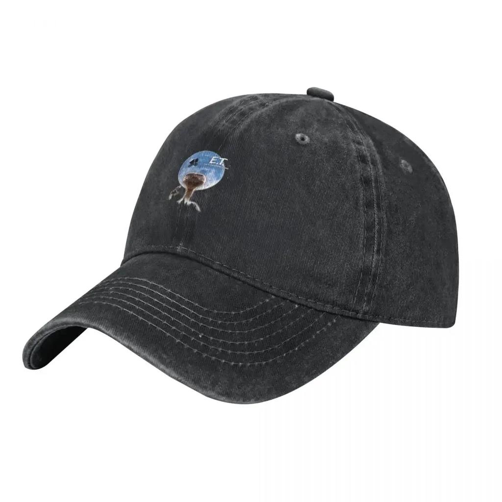 ET Moon Demin Cap Outdoor Adventures Mens Caps Womens Baseball Cap