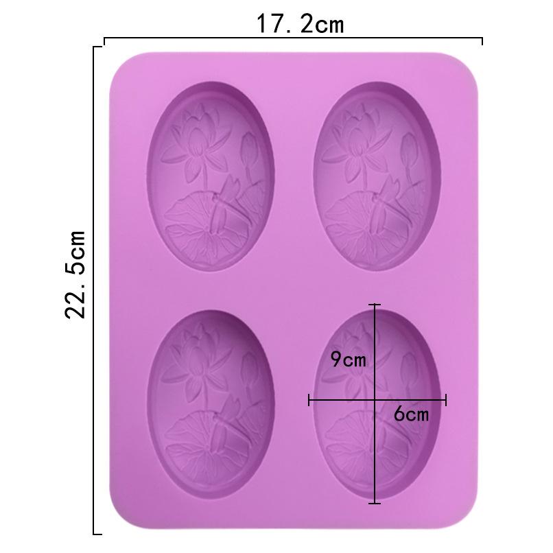 Handmade Soap Mold,Patterned Silicone Mold, Aromatherapy Plaster Mold,Cold Process Soap Mold,High-Temperature Resistant Food-Grade Silicone Cake Mold