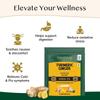 VAHDAM, Turmeric Ginger Infusion Bags (50 Bags) | Caffeine Free, Non-GMO, Gluten Free | Turmeric with Ginger - Savory & Spicy | Direct from Source