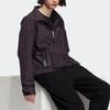 adidas Originals Trefoil 3D Pocket Logo Half-Zip Woven Collar Jacket Men Jackets Purple H58065