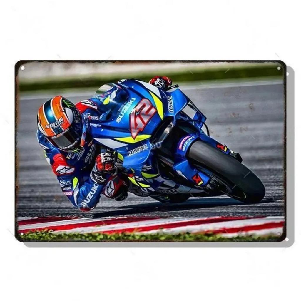 Decor Auto Vintage Metal Signs Tin Sign Motorcycle Racing Funny Poster Decor for Garage Bar Pub Club Man Cave Wall Decoration