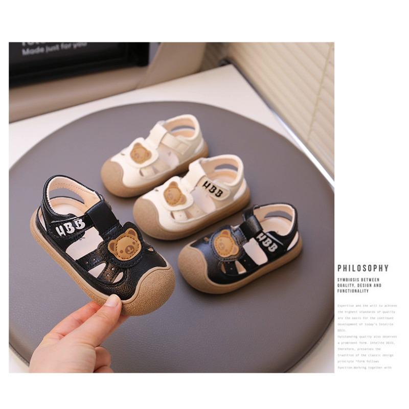 Baotou anti-kick baby sandals summer new soft-soled non-slip baby toddler shoes Korean version of boys beach shoes