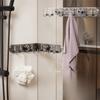 Non-Slip Wall Mounted Hook Multi-Purpose Towel Rack Durable Robe Hangers  Bathroom Use