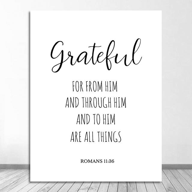 Wall Art Canvas Painting Scripture God Quote Posters and Prints Pictures Living Room Home Decor Bible Verse Typography Christian
