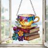 Acryl Sonnenfänger Puzzle Bunte Fensterdekoration mit Aufhängekette DIY Sonnenfänger Set für Erwachsene Haus Garten Dekoration