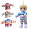 OB11 Doll Clothes Cute Bear Rabbit Collar Short Sleeve Shorts Coat for Obitsu11, Molly, GSC, YMY, 1/12bjd Clothes Accessories