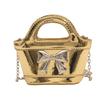 Laser Bag Childrens Bow Pairing With Trendy Chain Decoration For Go Out Play To
