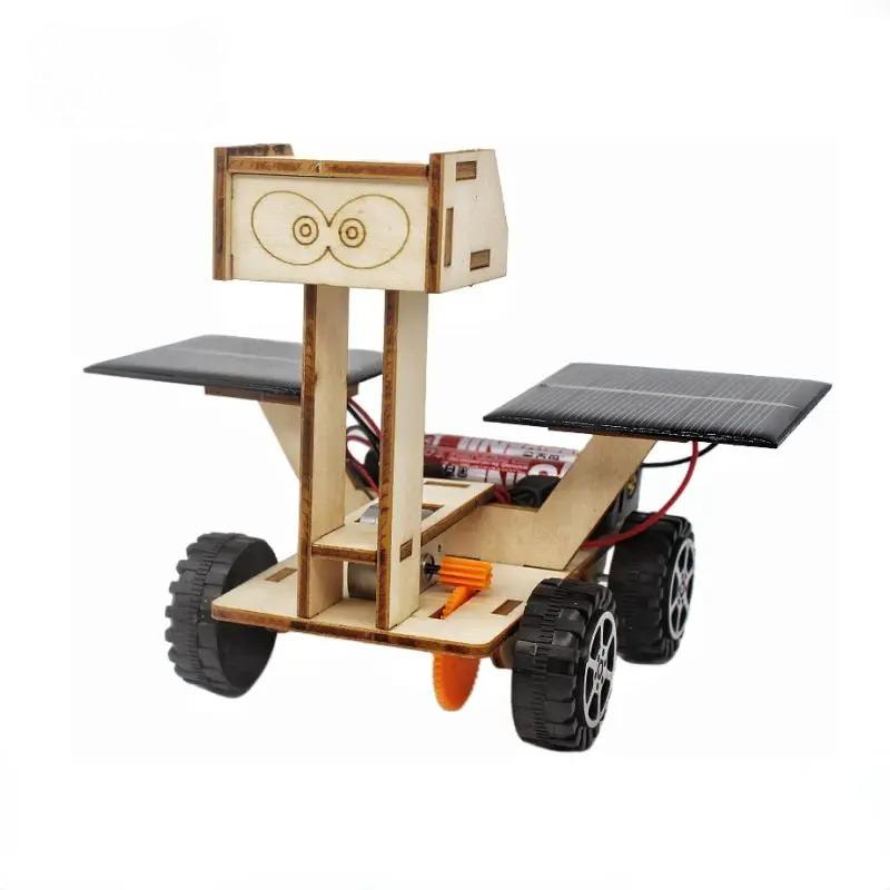 DIY Solar Lunar Exploration Vehicle for Kids Hand-assembled Science Experiment Educational Technology Toy Model for Children