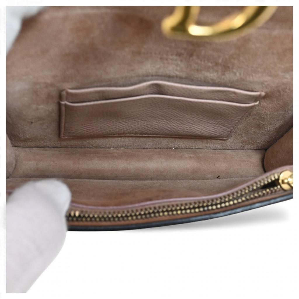 Authentisch DIOR Saddle Gürteltasche Hüfttasche Rosa Beige di9550hy