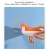 Bathroom Shower Soap Box Dish Storage Suction Cup Cloud Shape Plastic Punch Free Wall Mount Soap Holder Case