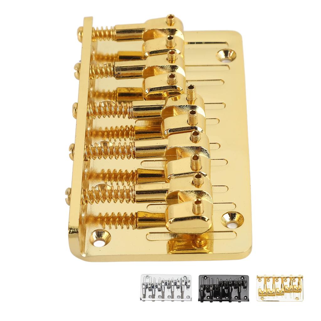 5 String Bass Bridge Adjustable Saddle Zinc Alloy Exquisite Retro Electric Bass Guitar Bridge
