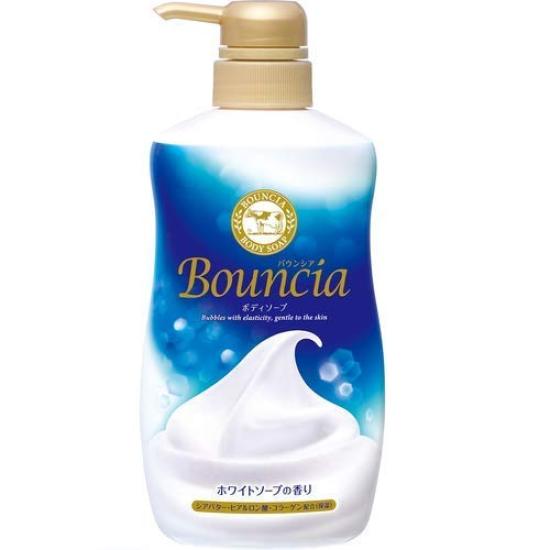 Bouncia Body Soap with Pump, 500ml x 3-Pack