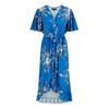 Mela London Womens/Ladies Floral V Neck Flutter Wrap Dress