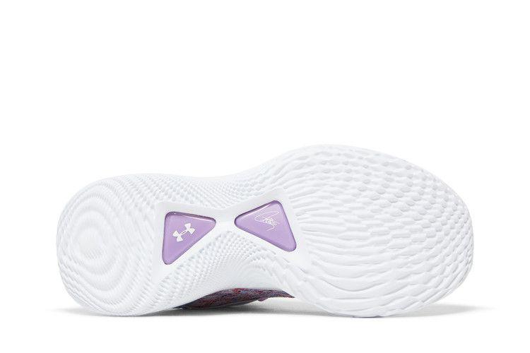 Kids' Sneakers Under Armour Curry Flow 9 For the W (GS) Oxford Blue/Vivid Lilac/White