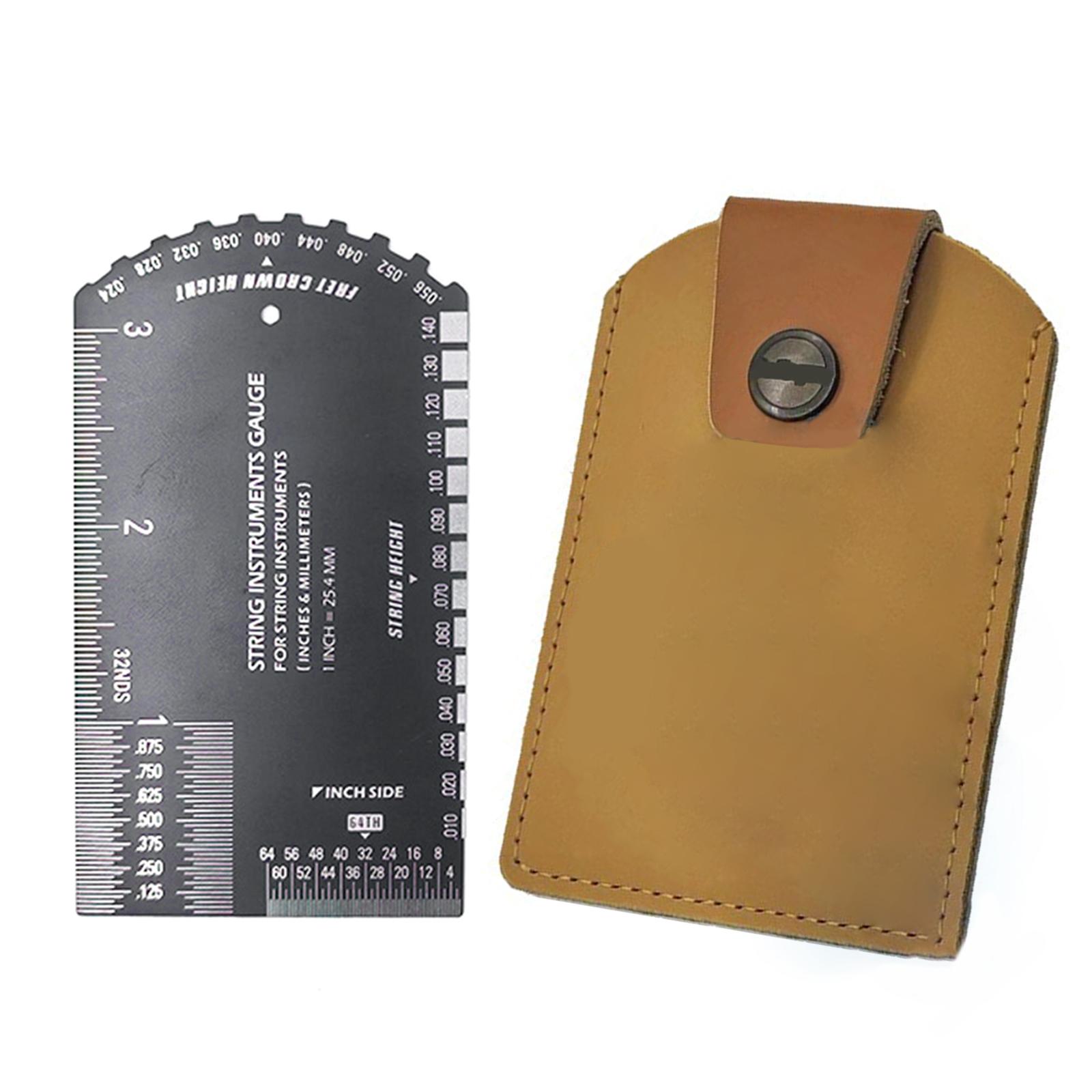 

Линейка высоты струн гитары, линейка для измерения струн, инструмент для ремонта гитары, укулеле, баса, банджо, мандолины
