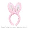 Soft Headband with Bunny Ears Plush Animal Hair Hoop Fluffy Easter Christmas Cosplay Cartoon Theme Party Costume