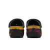 Crocs Classic Platform Clog Graffiti Awakening Comfortable Versatile Three-dimensional Flower Hole Shoes Unisex Black