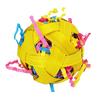 3Pcs Bird Foraging Toys Parrot Cage Shredder Toy 2.4-in Foot Ball Chewing Toys for Small Animals Gerbils Hamsters
