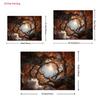 2D Flat Fall Forest Backdrop Mystical Twisted Oak Branches Background Cloth